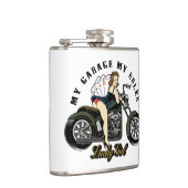 ヴィンテージピンアップガールフラスコ フラスク (右)