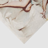 ヴィンテージピンアップガールブルネット女性アンティークピンナップ 薄葉紙 (詳細)