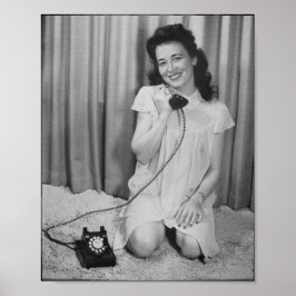 ヴィンテージピンアップガール写真ポスター ポスター