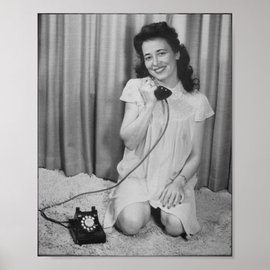 ヴィンテージピンアップガール写真ポスター ポスター (正面)