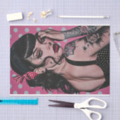 ヴィンテージピンアップガール10 薄葉紙 (クラフト)