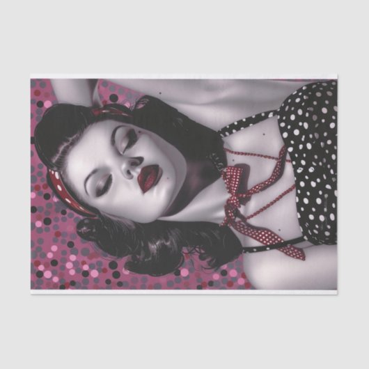 ヴィンテージピンアップガール4 薄葉紙 (正面)