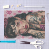 ヴィンテージピンアップガール5 薄葉紙 (クラフト)