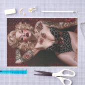 ヴィンテージピンアップガール9 薄葉紙 (クラフト)