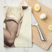 ヴィンテージピンアップスタイル：ママチータはマルガリータを必要 キッチンタオル (四つ折り)