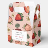 ヴィンテージピンクいちご柄お願いボックス フェイバーボックス (オープン)