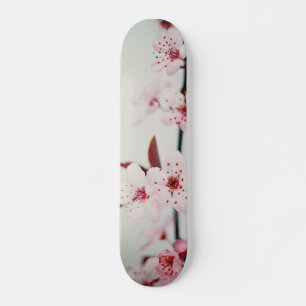 ヴィンテージピンクさくらんぼの花 スケートボード