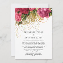 ヴィンテージピンクと金ゴールド結婚のゲ減らストリスト