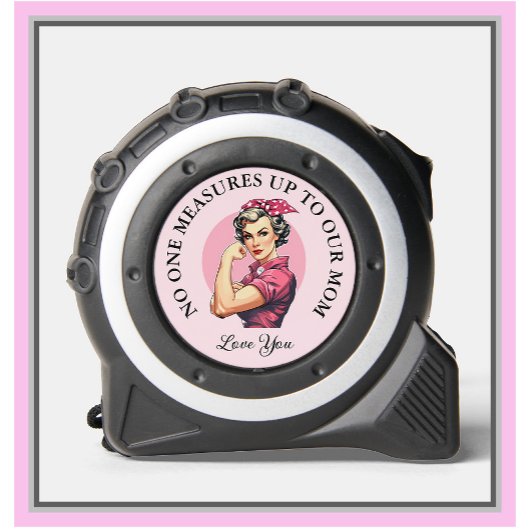 ヴィンテージピンクのギャルは私たちの母に測定できない メジャー