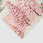 ヴィンテージピンクのクリスマス 薄葉紙 (詳細)