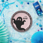 ヴィンテージピンクのダマスク| ハロウィーンバット ブライズシャワー ペーパープレート (パーティー)