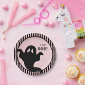 ヴィンテージピンクのダマスク| ハロウィーンバット ブライズシャワー ペーパープレート (パーティー)