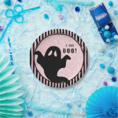 ヴィンテージピンクのダマスク| ハロウィーンバット ブライダルシャワー ペーパープレート (パーティー)