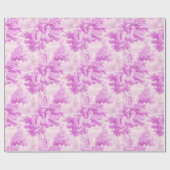 ヴィンテージピンクのトゥイルドジョイ ラッピングペーパー (フラット)