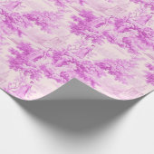 ヴィンテージピンクのトゥイルドジョイ ラッピングペーパー (角)