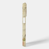 ヴィンテージピンクのバラと音楽スコア Case-Mate iPhoneケース (裏面 / 右)