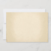 ヴィンテージピンクのバラの植物結婚式招待状 招待状 (裏面)