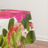 ヴィンテージピンクのバラ牡丹花 テーブルクロス (インサイチュ)