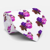 ヴィンテージピンクのバラ – ギフト ネクタイ (ロール)