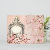 ヴィンテージピンクのボトルフローラ2ページの履歴レイアウト (スタンド正面)