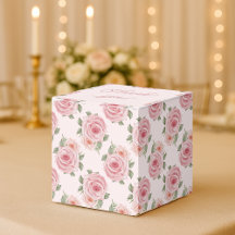 ヴィンテージピンクのローズガーデンコテージの花の模様