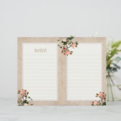 ヴィンテージピンクのローズジャーナルページ (スタンド正面)