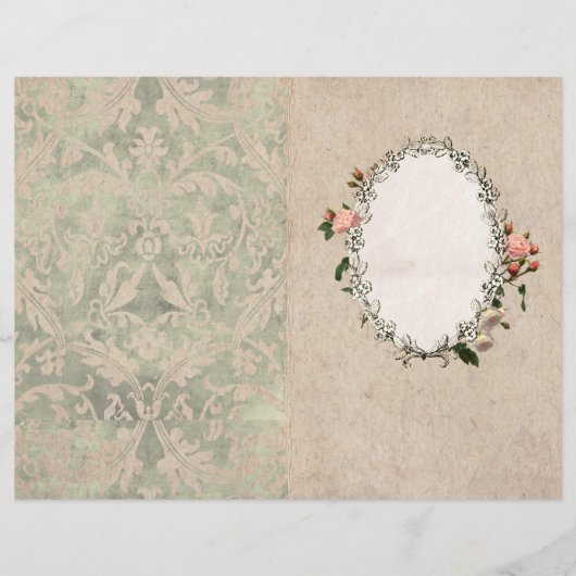 ヴィンテージピンクのロ縁どージの見出し (正面)