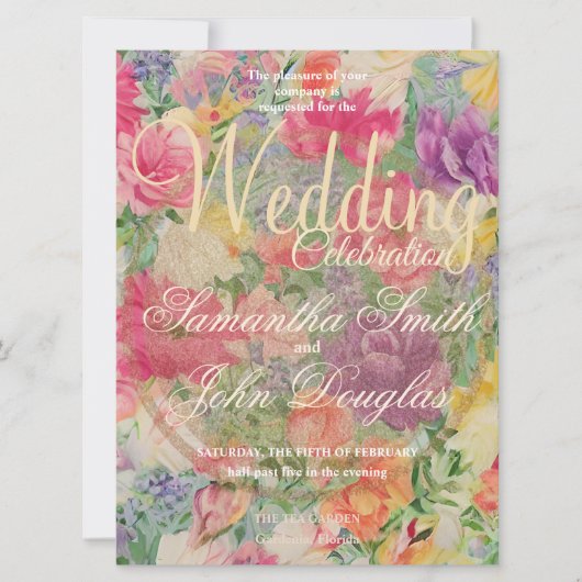 ヴィンテージピンクの夏色彩の鮮やかのバラ（水色） (正面)