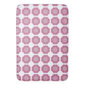 ヴィンテージピンクの曼荼羅 バスマット (正面縦)