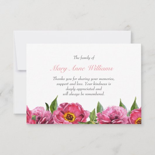 ヴィンテージピンクの花の植物葬感謝してい祭 (正面)