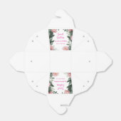 ヴィンテージピンクの花グリーンユーカリ16歳の誕生日 フェイバーボックス (折り畳みなし)