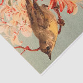 ヴィンテージピンクの花フローラ 薄葉紙 (詳細)