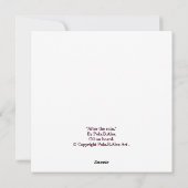 ヴィンテージピンクの誕生日素晴らしの花絵画アート シーズンカード (裏面)