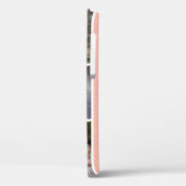 ヴィンテージピンクの赤面の子ども写真コラージュテンプレート Case-Mate iPhoneケース (裏面 / 左)