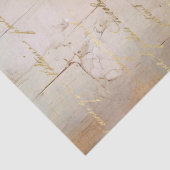 ヴィンテージピンクの赤面バラ古い文字の切り離し 薄葉紙 (詳細)