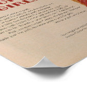 ヴィンテージピンクはGirls Ad ポスター (角)