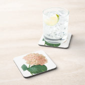 ヴィンテージピンクアジサイ・ホルテンシアフラワーバイルドゥート コースター (右側)