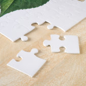 ヴィンテージピンクアジサイ・ホルテンシアフラワーバイルドゥート ジグソーパズル (側面)