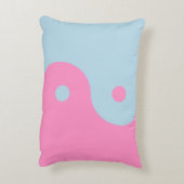 ヴィンテージピンクアンドブルー陰陽 アクセントクッション (裏面(縦))