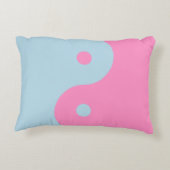 ヴィンテージピンクアンドブルー陰陽 アクセントクッション (裏面)