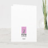 ヴィンテージピンクアールデコヴァージンメアリー シーズンカード (裏面)