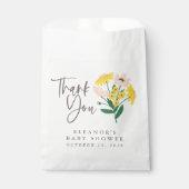 ヴィンテージピンクイエローフローラカスタムベビーありがとう フェイバーバッグ (正面)