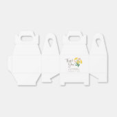 ヴィンテージピンクイエローフローラカスタムベビーありがとう フェイバーボックス (折り畳みなし)