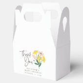 ヴィンテージピンクイエローフローラカスタムベビーありがとう フェイバーボックス (オープン)