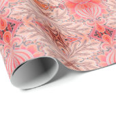 ヴィンテージピンクウィリアムエレガントモリス ラッピングペーパー (ロールコーナー)