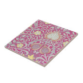 ヴィンテージピンクウィリアムモリスペルシアフローラ タイル (側面)