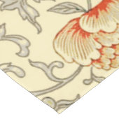 ヴィンテージピンクグレー植物学フローラ テーブルクロス (アングル)