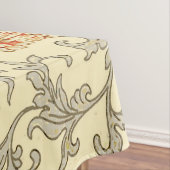 ヴィンテージピンクグレー植物学フローラ テーブルクロス (インサイチュ)