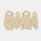 ヴィンテージピンクグレー植物学フローラ フェイバーボックス (折り畳みなし)