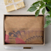 ヴィンテージピンクゴールデンクリスチャンエンジェル 薄葉紙 (ギフト)